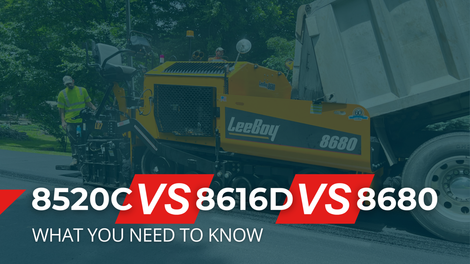 imgThe LeeBoy Advantage: Comparing the 8608, 8616D, and 8520C Asphalt Pavers for Optimal Performance