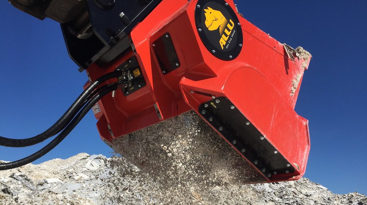 ALLU Demo Helps Customer Evaluate Gypsum Board Processing Solution